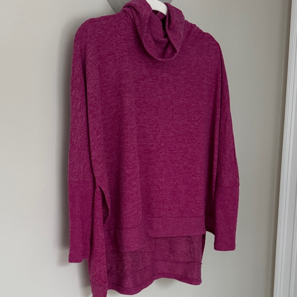 🎉HP🎉 Zenana Turtleneck Tunic 💗 Magenta - Picture 3 of 16